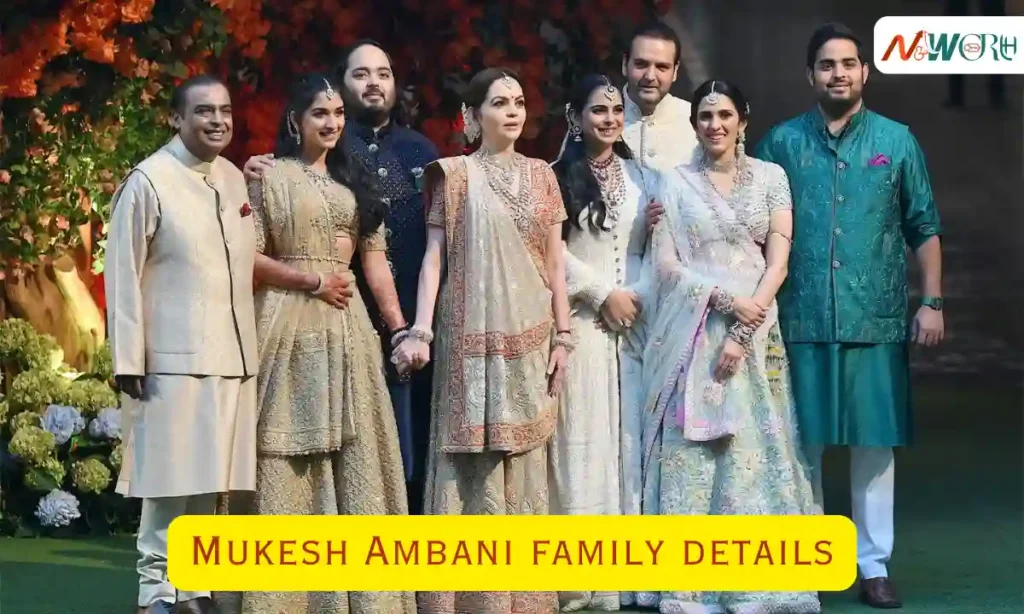 Mukesh Dhirubhai Ambani Family Details